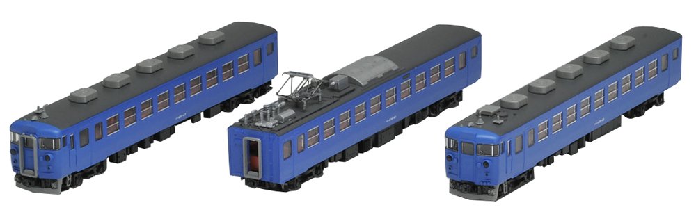 Tomytec Tomix N Gauge 475 Series Blue Hokuriku Main Line Railway Model Train Set- Japan Figure Store - #1 Bring To You The Best Japanese Goods