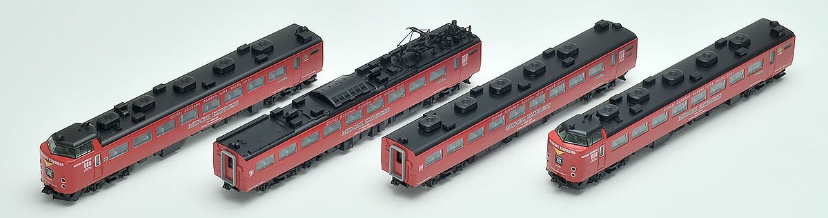 Tomytec Tomix N Gauge 485 Series Midori Express 4-Car Railway Model Train Set- Japan Figure Store - #1 Bring To You The Best Japanese Goods