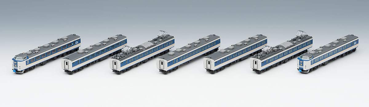 Tomytec Tomix N Gauge 485 Series Limited Express Model Train Shirasagi New Paint 7-Car Set- Japan Figure Store - #1 Bring To You The Best Japanese Goods