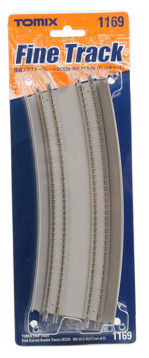 Tomytec Tomix N Gauge Double Track Slab Curved Rail Set of 2 1169 Model Railway Supplies- Japan Figure Store - #1 Bring To You The Best Japanese Goods