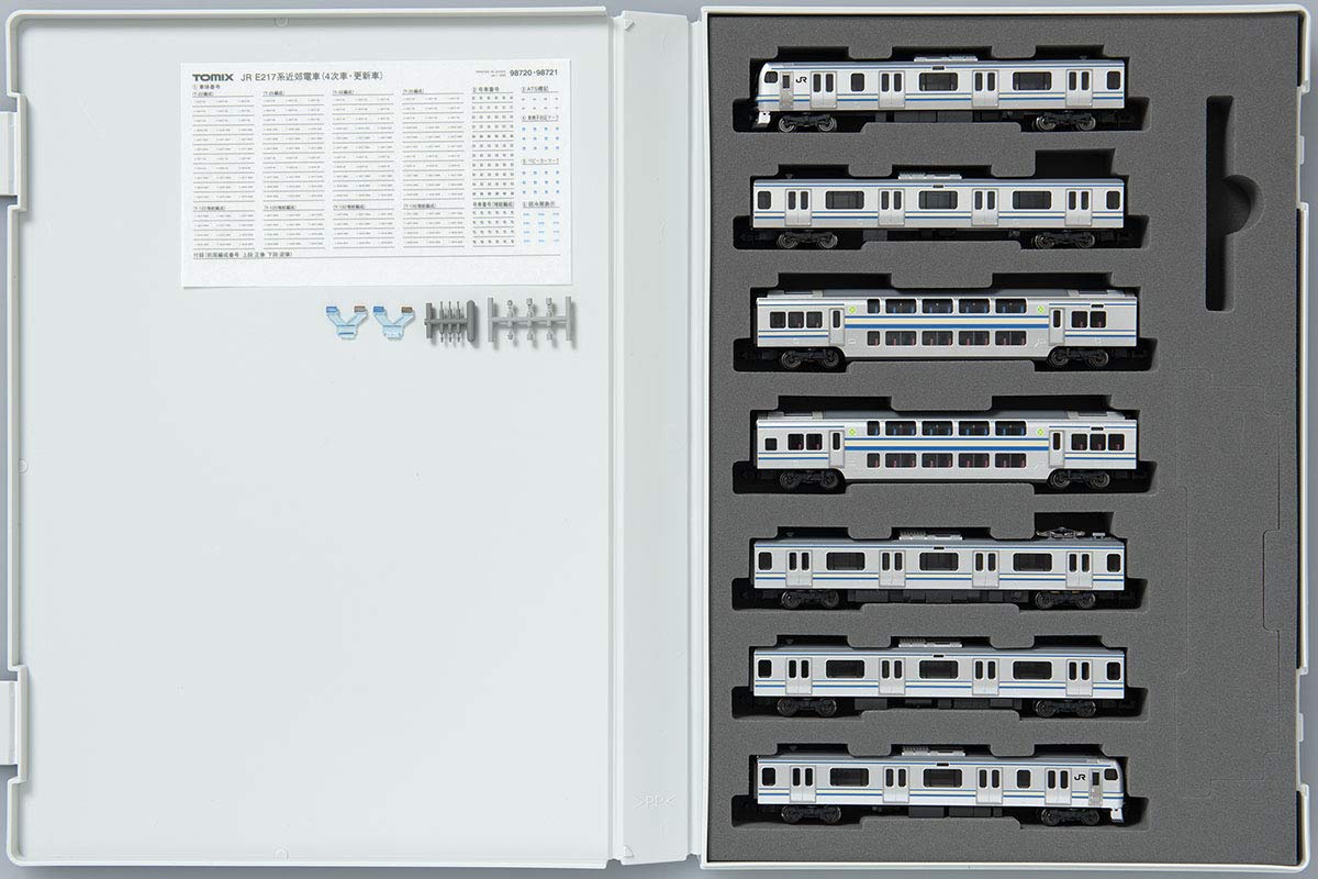 Tomytec Tomix N Gauge E217 Series 4th Edition Basic 7 Car Train Set 98720- Japan Figure Store - #1 Bring To You The Best Japanese Goods