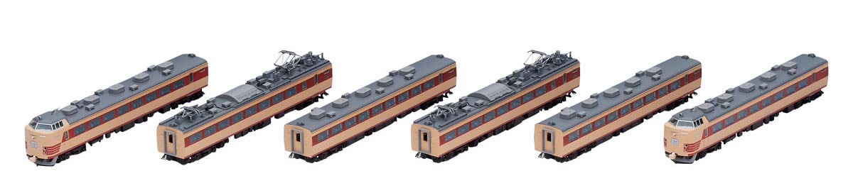 Tomytec Tomix N Gauge JNR 485 1000 Series 6-Car Limited Express Train Model 98738- Japan Figure Store - #1 Bring To You The Best Japanese Goods