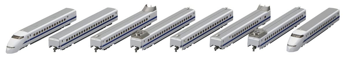 Tomytec Tomix N Gauge JR 300 Series Shinkansen Late Model Basic Set White 98775- Japan Figure Store - #1 Bring To You The Best Japanese Goods