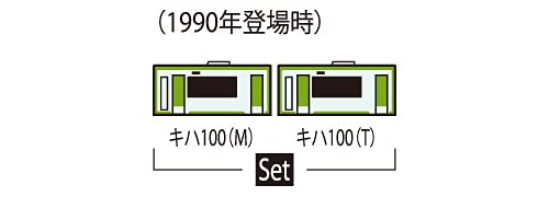 Tomytec Tomix N Gauge Kiha 100 Diesel Car Prototype 2 Car Set 98089 Railway Model- Japan Figure Store - #1 Bring To You The Best Japanese Goods