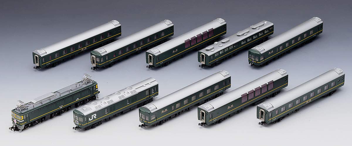 Tomytec Tomix Limited Edition N Gauge EF81 Twilight Express 10 Car Set 97903- Japan Figure Store - #1 Bring To You The Best Japanese Goods