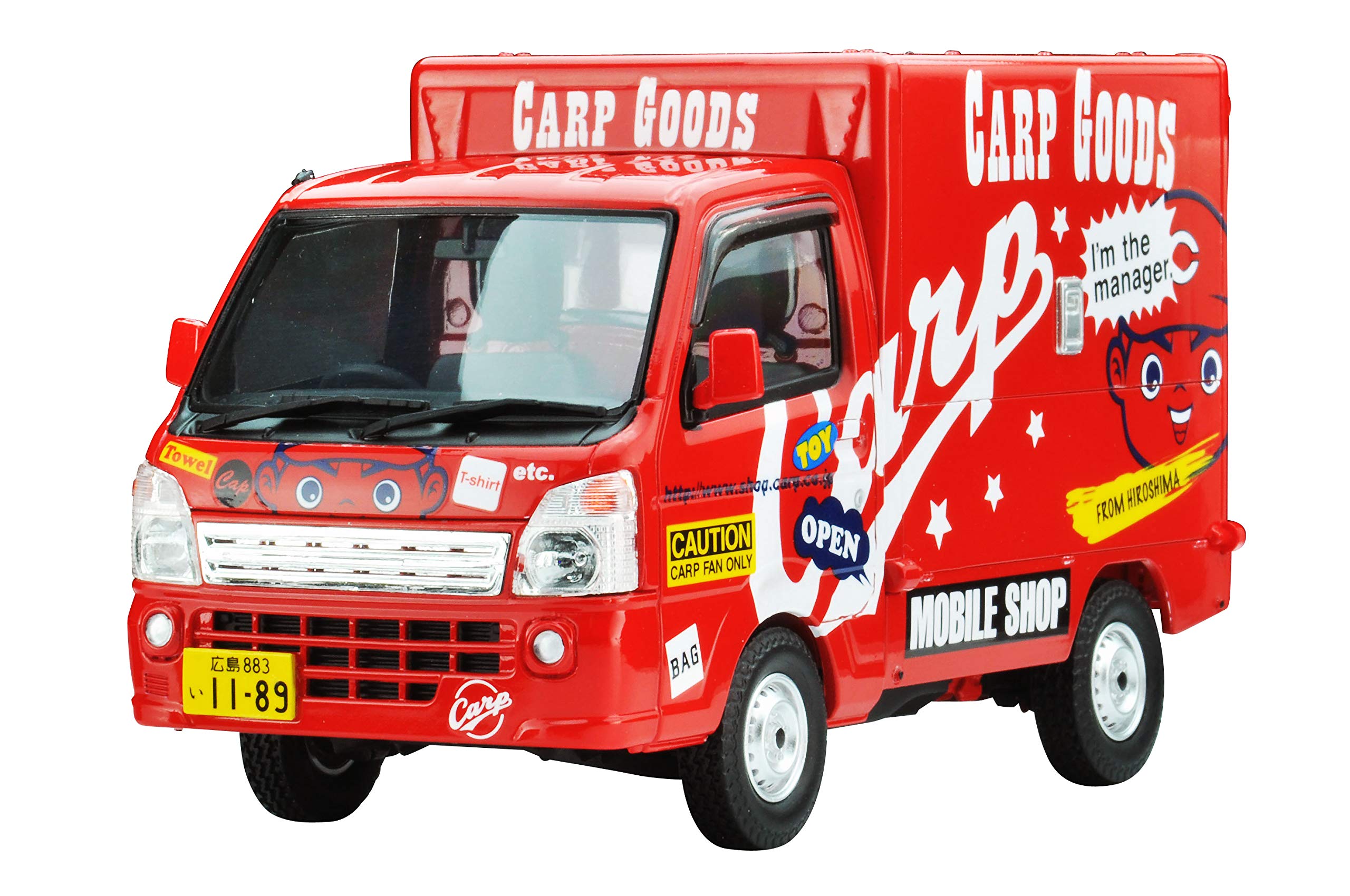 TOMYTEC Mc-009 Mss Mazda Scrum Hiroshima Carp Shopping Truck 1/35 Scale Plastic Model Kit- Japan Figure Store - #1 Bring To You The Best Japanese Goods