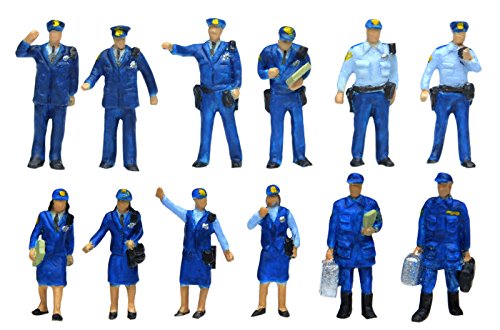 Tomytec Human 124 - Police Station People Diorama Scene Collection Supplies- Japan Figure Store - #1 Bring To You The Best Japanese Goods