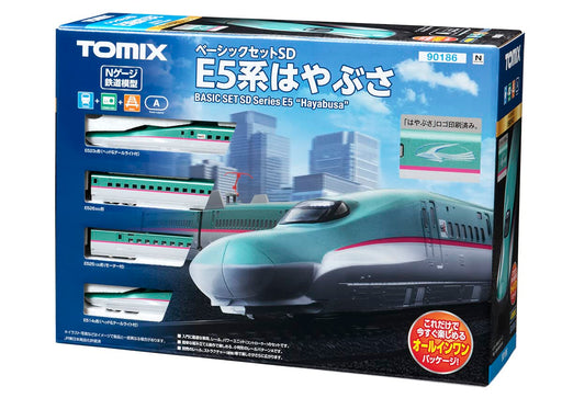 Tomytec Tomix N Gauge 90186 Basic Set Sd E5 Series Hayabusa- Japan Figure Store - #1 Bring To You The Best Japanese Goods