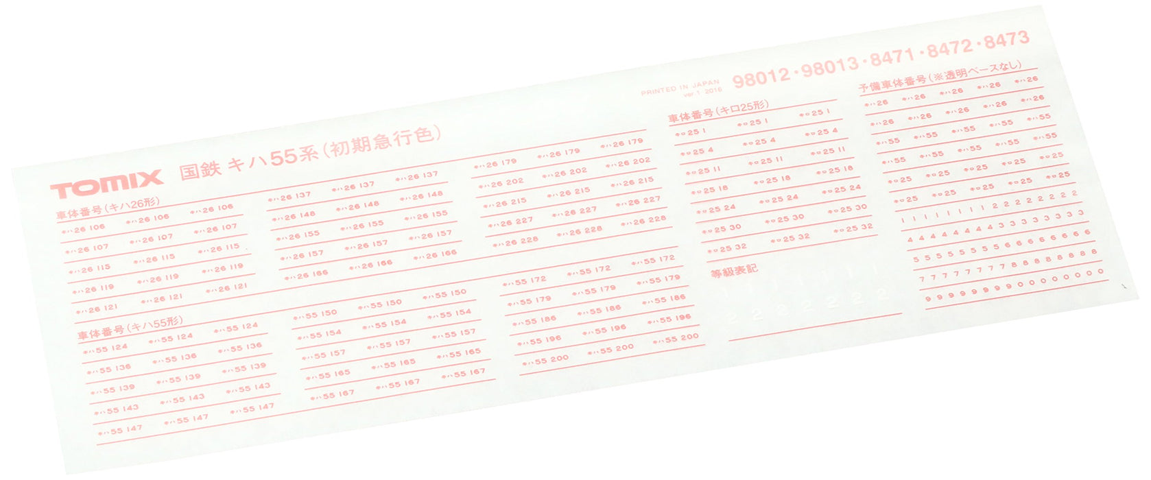 Tomytec Kilo 25 Early Express N Gauge Diesel Railway Model Tomix 8473 Color- Japan Figure Store - #1 Bring To You The Best Japanese Goods