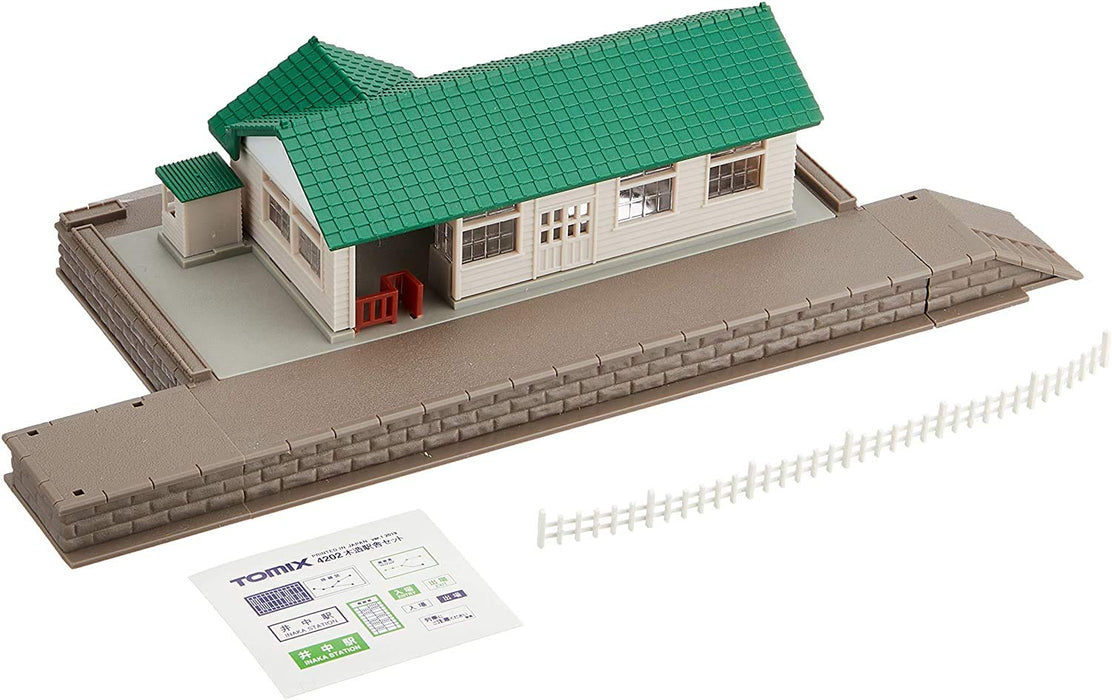 Tomytec Green Wooden Station Building Set N Gauge 4202 Railway Model- Japan Figure Store - #1 Bring To You The Best Japanese Goods
