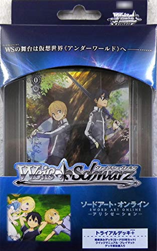 Bushiroad Weiss Schwarz Sword Art Online Alicization Trading Card Game Trial Deck Plus- Japan Figure Store - #1 Bring To You The Best Japanese Goods