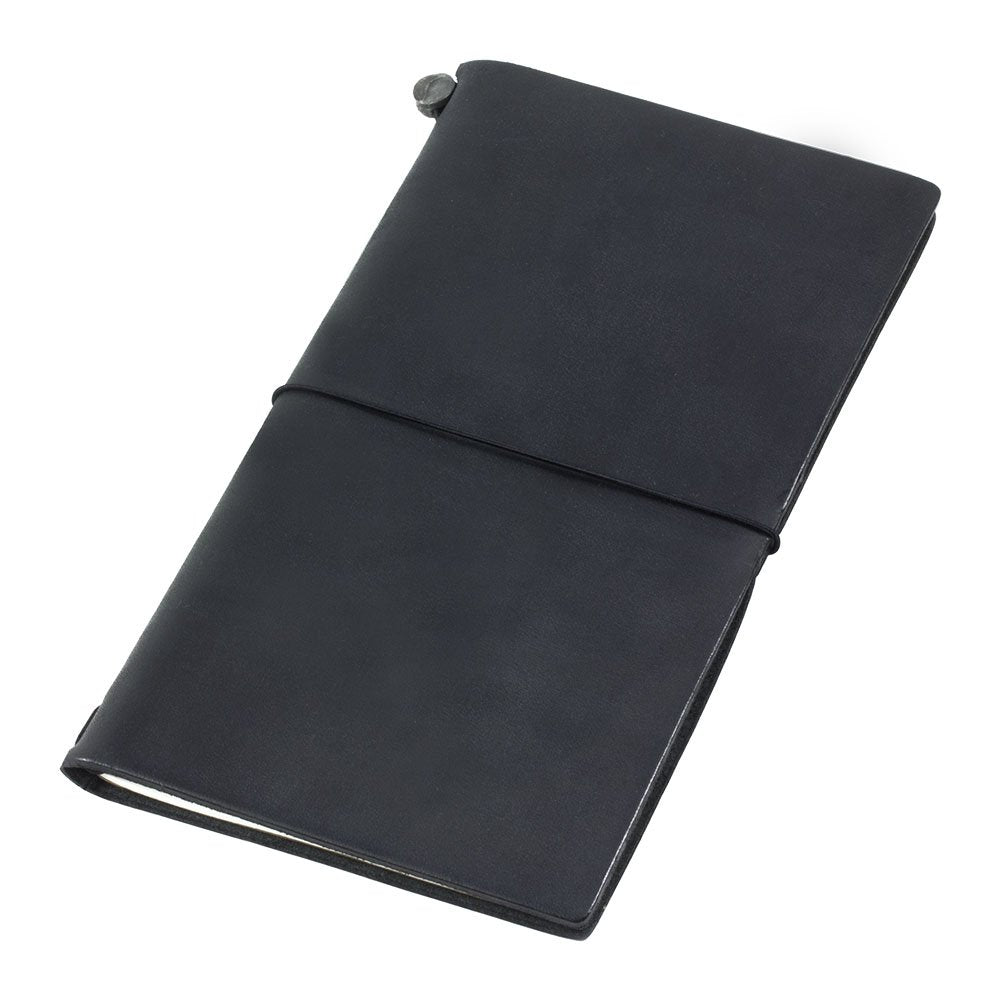 MIDORI Traveler’S Notebook Starter Kit Black Regular Size - Japan Figure Store - #1 Bring To You The Best Japanese Goods