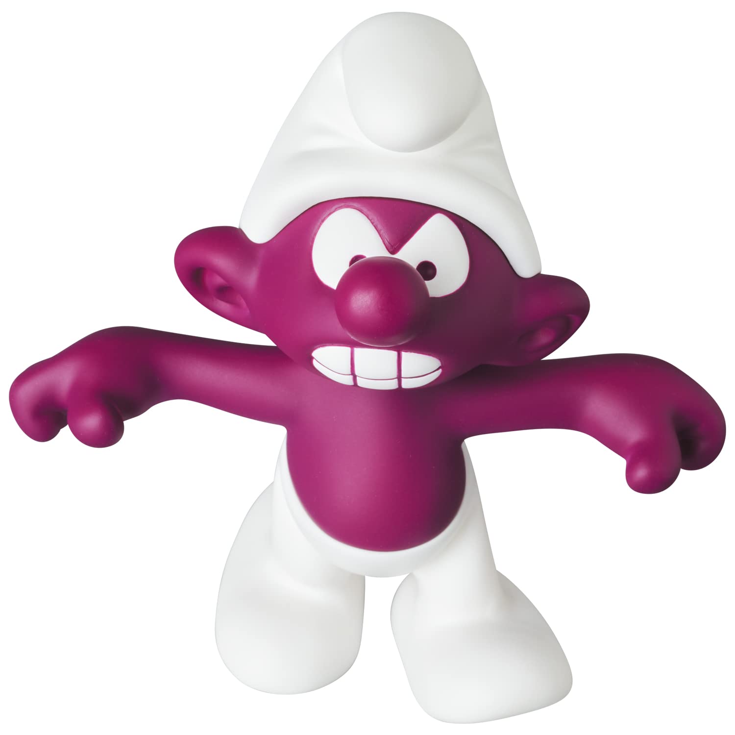 Medicom Toy UDF Smurfs Series 1 Angry Smurf Purple 77mm Figure- Japan Figure Store - #1 Bring To You The Best Japanese Goods