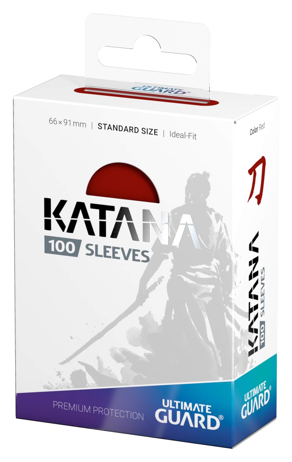 Ultimate Guard Katana Sleeves Standard Size Red X 100 Set- Japan Figure Store - #1 Bring To You The Best Japanese Goods