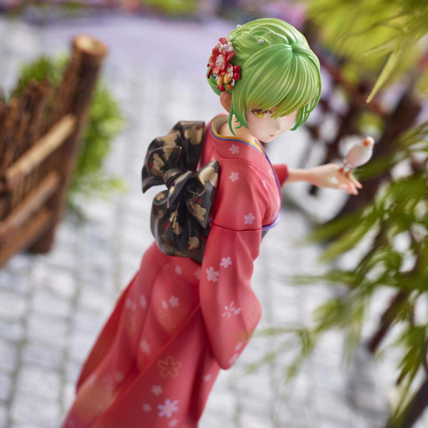 Union Creative Momoko Illustration En-Chan (Kimono) Non-Scale Pvc Abs Painted Finished Figure- Japan Figure Store - #1 Bring To You The Best Japanese Goods