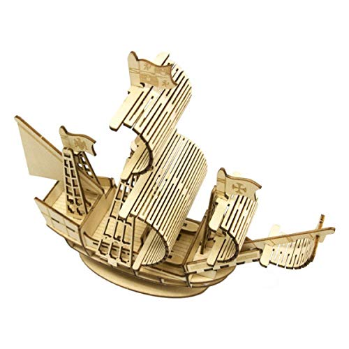 A-ZONE - Wooden Art Ki-Gu-Mi Sailing Ship- Japan Figure Store - #1 Bring To You The Best Japanese Goods