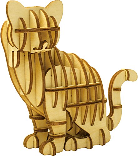 A-ZONE Wooden Art Ki-Gu-Mi Cat- Japan Figure Store - #1 Bring To You The Best Japanese Goods