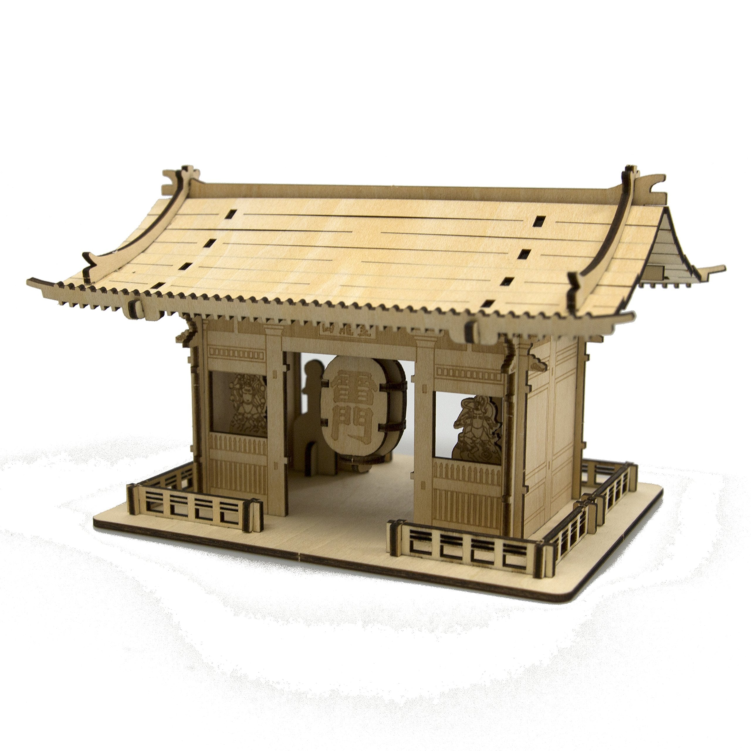 A-ZONE Wooden Art Ki-Gu-Mi Kaminarimon- Japan Figure Store - #1 Bring To You The Best Japanese Goods