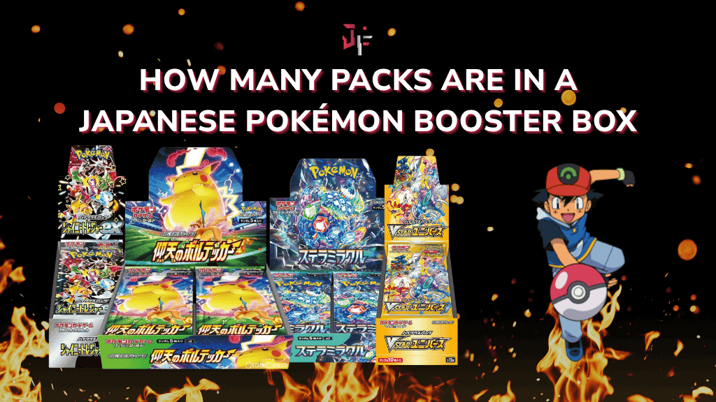 How many packs are in a Japanese Pokemon booster box