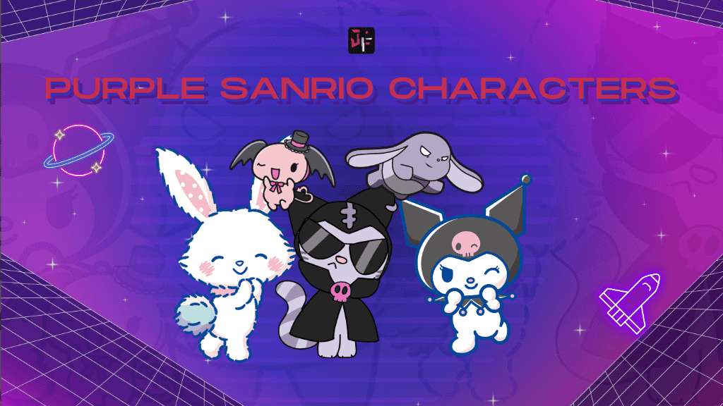 purple sanrio character