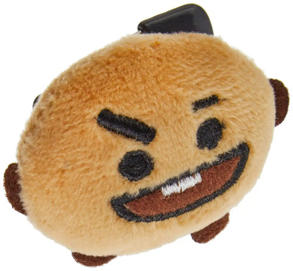 Sekiguchi BT21 Shooky Plush Badge - Soft Collectible Pin Accessory- Japan Figure Store - #1 Bring To You The Best Japanese Goods