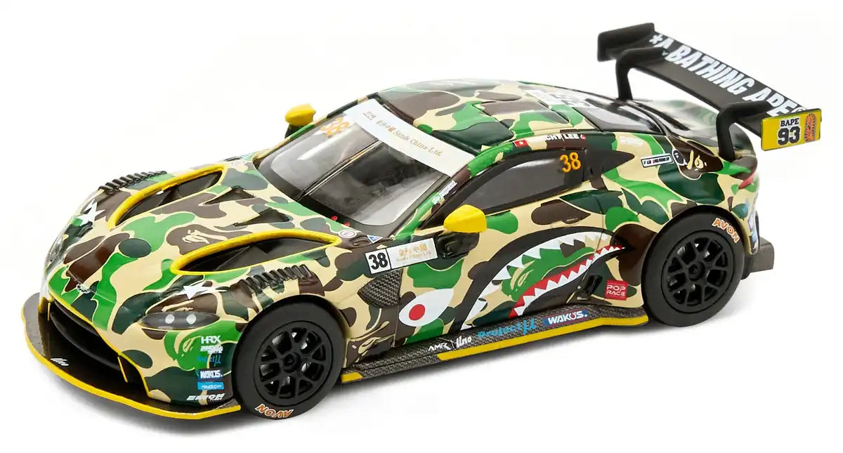 Genesis Company Pop Race 1/64 Bape X Aston Martin Gt3 Green Japan- Japan Figure Store - #1 Bring To You The Best Japanese Goods
