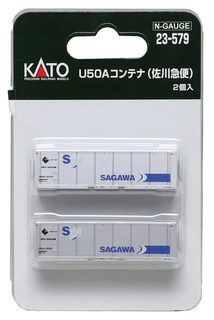 Kato U50A Sagawa Express Container 2-Pack N Gauge 23-579 Railway Model- Japan Figure Store - #1 Bring To You The Best Japanese Goods