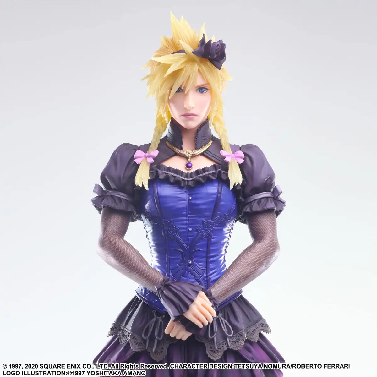 Square Enix Final Fantasy VII Remake Static Arts Cloud Strife Dress Ver - Final Fantasy PVC Figure- Japan Figure Store - #1 Bring To You The Best Japanese Goods
