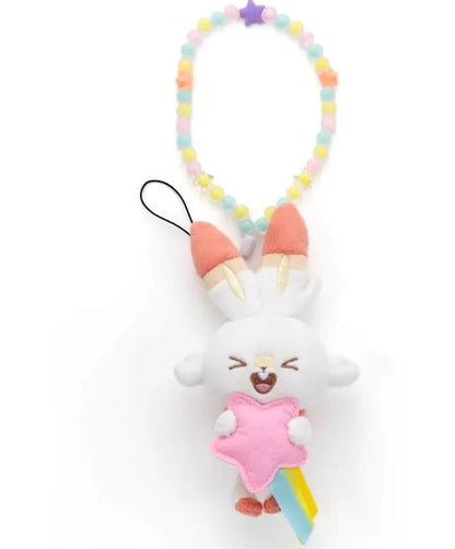 Pokemon Center Pokepiece Plush Strap Scorbunny Starry Sky Version- Japan Figure Store - #1 Bring To You The Best Japanese Goods