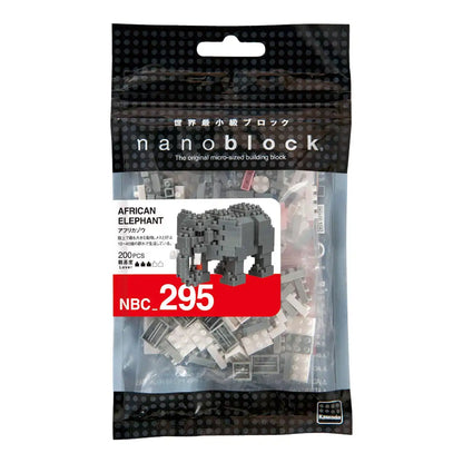 KAWADA Nbc_295 Nanoblock African Elephant- Japan Figure Store - #1 Bring To You The Best Japanese Goods