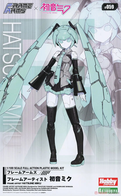KOTOBUKIYA Frame Arms Frame Artist Hatsune Miku Plastic Model- Japan Figure Store - #1 Bring To You The Best Japanese Goods