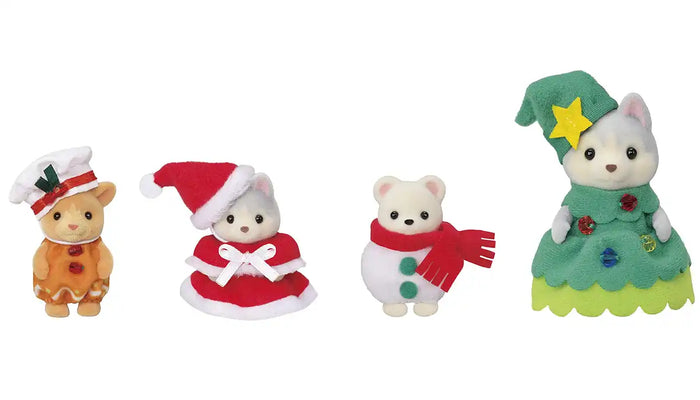 Epoch Sylvanian Families Christmas Friends Toy Dollhouse SE-208 Age 3+- Japan Figure Store - #1 Bring To You The Best Japanese Goods