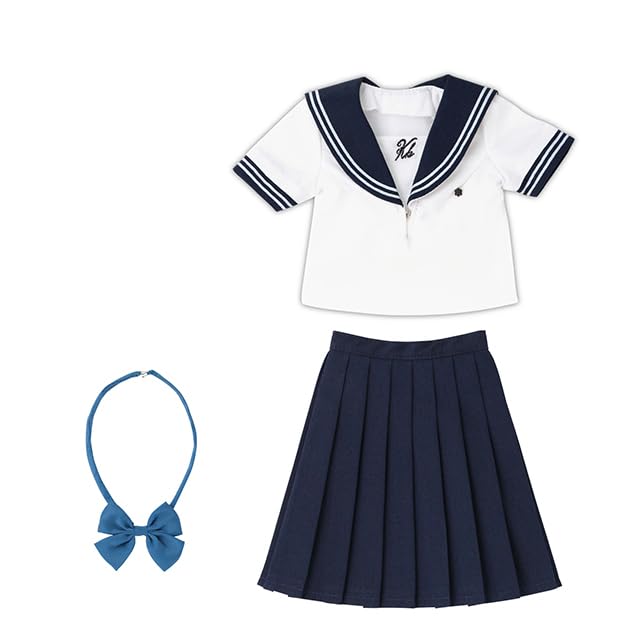 Azone 1/3 Scale Kazuharu Summer School Uniform Set White Navy Doll Accessory- Japan Figure Store - #1 Bring To You The Best Japanese Goods