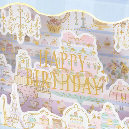 Sanrio Message Card Birthday Celebration Light Melody Patisserie Paper