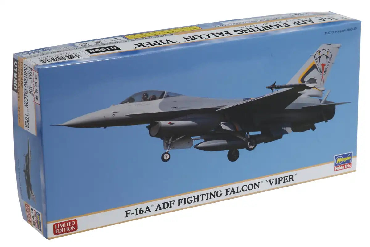 HASEGAWA 01980 F-16A Adf Fighting Falcon Viper 1/72 Scale Kit- Japan Figure Store - #1 Bring To You The Best Japanese Goods