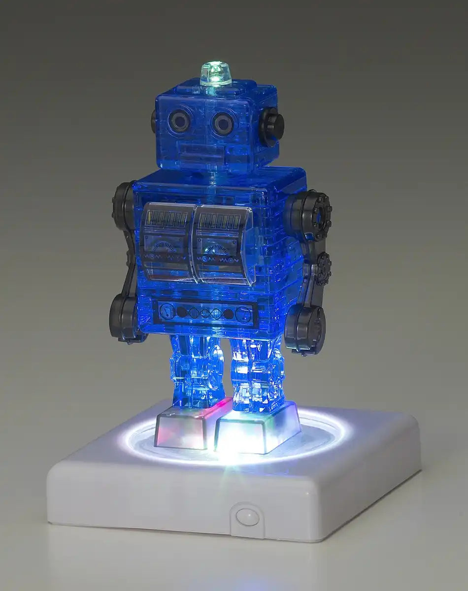 BEVERLY Crystal 3D Puzzle 50203 Robot Blue- Japan Figure Store - #1 Bring To You The Best Japanese Goods
