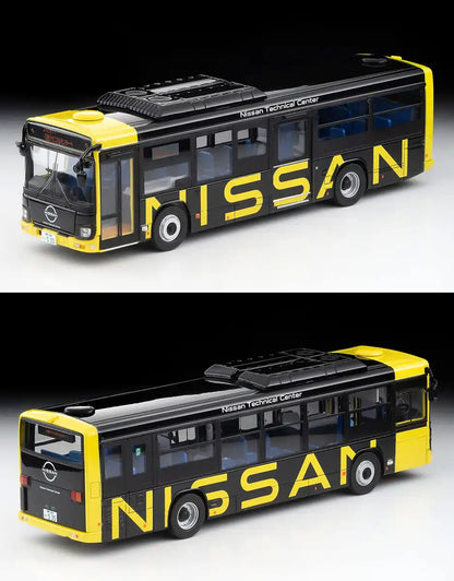 Tomytec Tomica Limited Vintage Neo Isuzu Elga Nissan Shuttle Bus Ikazuchi in Yellow/Black 1/64 Scale- Japan Figure Store - #1 Bring To You The Best Japanese Goods