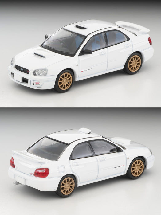 Tomytec 1/64 Scale Subaru Impreza WRX STI Spec C 2003 White Model- Japan Figure Store - #1 Bring To You The Best Japanese Goods
