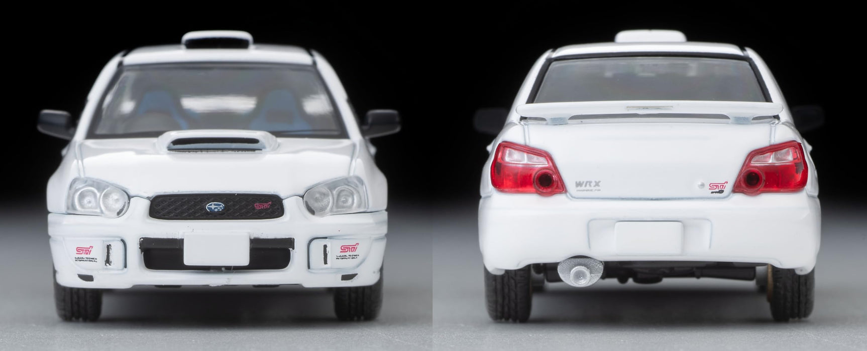 Tomytec 1/64 Scale Subaru Impreza WRX STI Spec C 2003 White Model- Japan Figure Store - #1 Bring To You The Best Japanese Goods