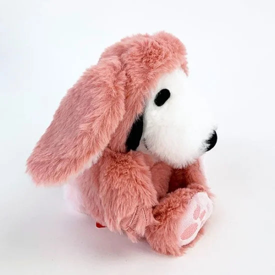 NAKAJIMA Snoopy Fuwakuta Plush Doll Lop Year Bunny Pink- Japan Figure Store - #1 Bring To You The Best Japanese Goods