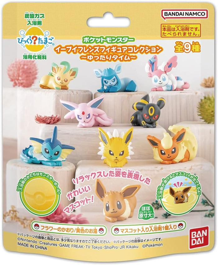 Ensemble de figurines à collectionner Bandai Bikkura Egg Pokemon Eevee Friends
