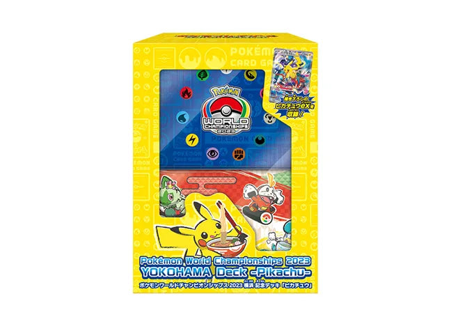 Pokémon World Championships 2023 Yokohama Commemorative Deck Pikachu Pokémon Card Game- Japan Figure Store - #1 Bring To You The Best Japanese Goods