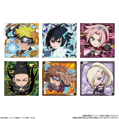 Bandai Naruto Shinobi World Sticker Wafer Candy Toy (20 Pieces) Japan Baked Confectionery- Japan Figure Store - #1 Bring To You The Best Japanese Goods