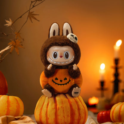 POP MART Labubu Halloween Pumpkin Plush Pendant