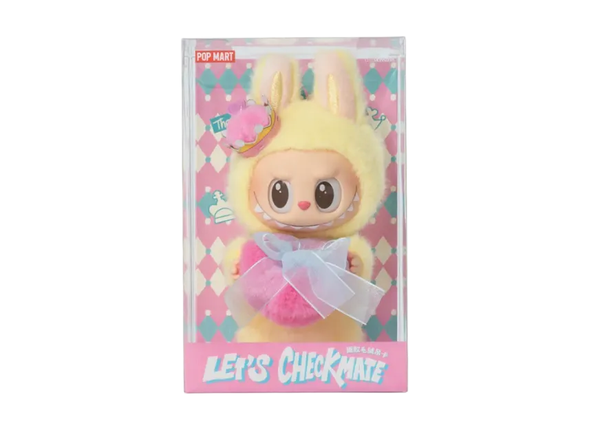 POP MART Labubu Let’s Checkmate Plush Keychain