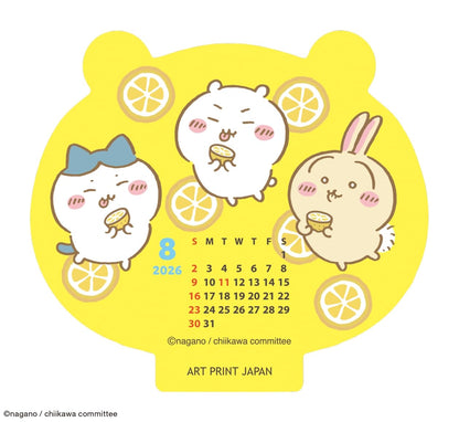 Art Print Japan 2026 Stanzkalender für den Schreibtisch, Chiikawa-Motiv