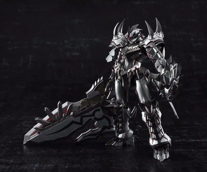 Chogokin Monster Hunter Class G Transformation Liolaeus Weathering Silver Japan- Japan Figure Store - #1 Bring To You The Best Japanese Goods