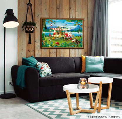 APPLEONE Jigsaw Puzzle 1000-839 Hiroyuki Tanikawa Camping Holiday 1000 Pieces- Japan Figure Store - #1 Bring To You The Best Japanese Goods