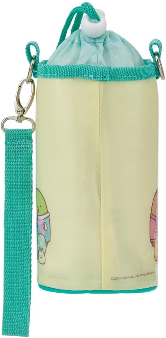 Skater Sumikko Gurashi 500ml Plastic Enamel Water Bottle and Case