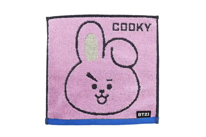 MARUSHIN Bt21 Hand Towel 'Face Cooky'- Japan Figure Store - #1 Bring To You The Best Japanese Goods